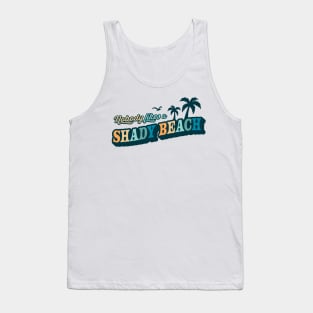 Nobody Likes A Shady Beach Summer Vacation Retro Vintage Tank Top